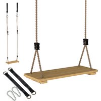 Wooden Swing Seat Swing Set Adjustable Rope Tree Straps Outdoor Playground Playset