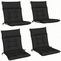 Patio Chair Cushions Set 4 Waterproof Non Slip Lounge Chair Cushions 112x53cm