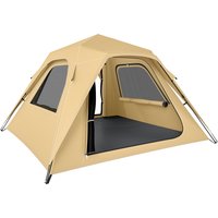 Pop Up Tent 3000mm Waterproof Camping Tents Mesh Windows 3 4 People