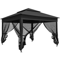 3 x 3 Pop Up Gazebo Double roof Garden Tent Netting Carry Bag Party Event Shelter