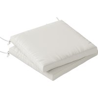 Outdoor Seat Cushions Set 2 Ties Waterproof Garden Seat Pads Cream