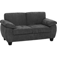2 Seater Sofa 156cm Chenille Loveseat Sofa Dark Grey