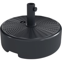 Patio Umbrella Base Sand Filled Garden Parasol Stand forfor 38mm 48mm Poles