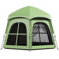 Pop Up Tent 3000mm Waterproof Instant Camping Tent 3 4 Person 2 Doors 4 Windows
