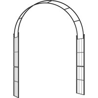 223cm Garden Arch Trellis Outdoor Wedding Arbor Ceremony Climbing Roses Vines Plants