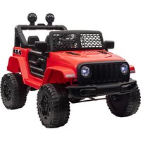 12V Battery powered 2 Motors Electric Ride On Car Truck Off road Toy Parental Remote Control Horn Lights Old