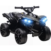 6V Electric ATV Quad Bike 4 Wheeler Ride On Music & LED Headlights & Ages 3–8 Aosom UK