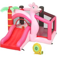 Inflatable Bounce House Slide Ball Pit Basketball Hoop Blower Indoor Outdoor Garden