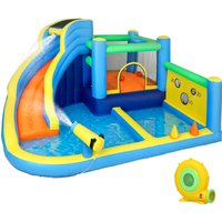 8 1 Bouncy Castle Inflatable Bounce House Slide Pool Water Cannon Indoor Outdoor