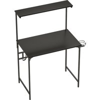 Computer Desk 80cm Home Office Study Table Hutch Shelf Cup Holder Headphone Hook
