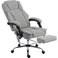 Office Chair 6 Point Vibration Massage Heat Executive Computer Desk Chair High Back Reclining