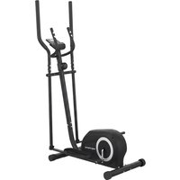 SPORTNOW Elliptical Trainer for Home with Bluetooth App-Compatibility 8 Resistance Levels Flywheel LCD Monitor Gray | Aosom Ireland