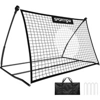 SPORTNOW Football Rebounder Net, Portable Kickback Football Rebounder Net with Carry Bag and Ground Stakes | Aosom Ireland