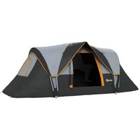 5 6 Man Dome Camping Tent Hiking Shelter UV Protection 3000mm Water Resistant Tunnel Tent