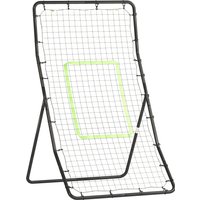 Homcom Rete Elastica Rimbalzo Calcio/Rugby, Rimbalzatore Portatile, Allenamento Versatile, 90x80x140cm Aosom