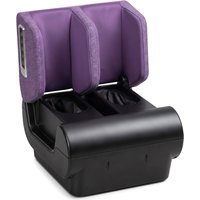 HOMCOM 2 in 1 Foot and Calf Massager with Heat, Air Compression, Timer, 3 Modes & Intensities, Purple and Black | Aosom Ireland