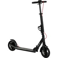 SPORTNOW Trottinette urbaine en aluminium réglable en hauteur & pliable avec roues PU de 20 cm, roulements ABEC-7, système de freinage double