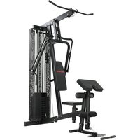 SPORTNOW Multi Gym with Adjustable Seat and Back, All in One Home Gym Machine with 45kg Weight Stack for Full Body Strength Training | Aosom Ireland