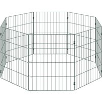 PawHut 8 Panel Pet Playpen for Small Dogs Indoor Outdoor 60 cm Height | Aosom Ireland