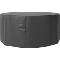 Outsunny Garden Patio Large Furniture Set Round Cover 600D Oxford Waterproof, Ф193 x 80H cm, Black | Aosom Ireland
