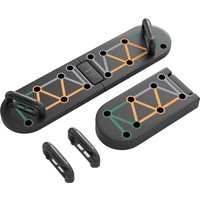 SPORTNOW Foldable Push Push Up Board with Non-Slip Pads, for Chest, Arms, Shoulders, Black | Aosom Ireland