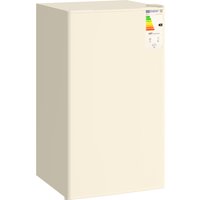 HOMCOM Under Counter Fridge, 91L Small Fridge with Chiller Box, Removable Shelf, Reversible Door, Adjustable Legs, Mini Refrigerator, Beige | Aosom Ireland