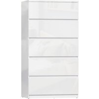 HOMCOM Chest of Drawers, 5-Drawer Storage Cabinets, Modern Dresser, Storage Drawer Unit for Bedroom | Aosom Ireland
