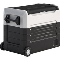 Outsunny Glacière Électrique Voiture Réfrigérateur Portable à Compression 50L -20 à 20 ℃ 300kg Double Zone 72,6x39x51,3cm Noir