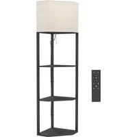Corner Floor Lamp Shelves Lights Modern Dimmable Standing Lamp 3000K 4000K 6000K Temperature