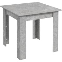 Aosom Deal Enjoy 13% Off HOMCOM Modern Square Dining Table in Grey
