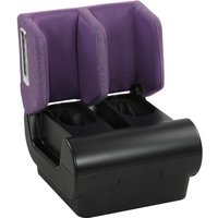 2 1 Foot Calf Massager Heat Air Compression Timer 3 Modes & Intensities Purple