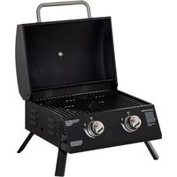 Outsunny Barbecue gaz de Table transportable Pieds Pliables