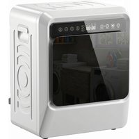 HOMCOM 5kg Vented Tumble Dryer, 1000W Compact Tumble Dryer with Smart Drying, Freestanding Stackable Clothes Drying Machine
