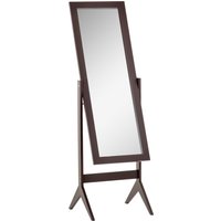 HOMCOM Large Mirror Dressing Mirror with the Side Bolts Locking it in Place, 148H x 47W for Bedrooms and Entrances, Vertical Use | Aosom Ireland