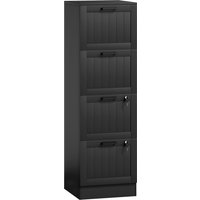 4 Drawer Filing Cabinet Lock Office Storage Cabinet Adjustable Hanging Bars A4 Letter Files