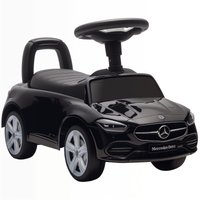 AIYAPLAY Official Mercedes-Benz Ride On Car, Foot to Floor Sliding Walker with Horn, Engine Sounds and Under-Seat Storage, Black | Aosom Ireland