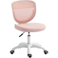 Office Chair Armless Computer Desk Chair Breathable Mesh Adjustable Height Swivel Wheels