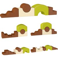 Toddlers Climbing Toys 5 Piece Foam Climbing Blocks Non Slip Bottom Washable Cover Crawling or Building