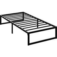 Best Bed Frames: Our Top Picks for Every Bedroom HOMCOM 3ft Single Bed Frame with Underbed Storage and Steel Slat Support, 32.5 cm Height, Noise-Free, Black