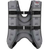 HOMCOM 10KG Weighted Vest, Running Weight Vest with Adjustable Strap, Convenient Pocket and Reflective Strips for Men and Women