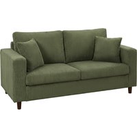 Loveseat Sofa Wide Seat Corduroy 2 Seater Couch Deep Seat Spring Cushion