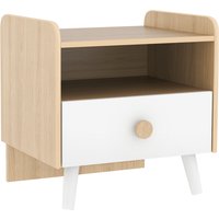 Bedside Table Drawer Open Storage Shelf Wooden Nightstand Bedroom Bedside Cabinet