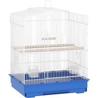 Aosom Rabatt 27% Ersparnis auf PawHut Vogelkäfig in Blau 465 x 36 x 59 cm