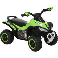 HOMCOM Kinder Rutschauto, Tretauto mit Füßen, rutschen Kinderauto, Kinderfahrzeug für 18-36 Monate, Licht, Musik, Grün, 67,5 x 38 x 44 cm Aosom