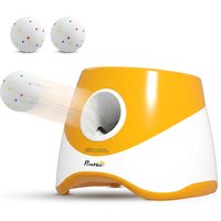 PawHut Lanciapalline automatico con 3 palline e 3 distanze, arancione Aosom Italy