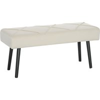 Aosom Deal Enjoy 22% Off HOMCOM Cream Upholstered Hallway Bench