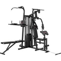 All One Home Gym Machine Multifunctional Power Cage Weight Stack Pulley System