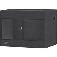 Reptile Terrarium Reptile Vivarium Glass Doors Secure Lock Top Ventilation Snake Gecko 60x45x45cm