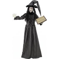 180cm Life Animated Witch Halloween Decorations Outdoor Indoor Scary Halloween Animatronics Decor