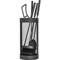 5 Piece Fireplace Tools Set Mesh Basket Indoor Outdoor Fireside Accessories Fireplaces Fire Pits